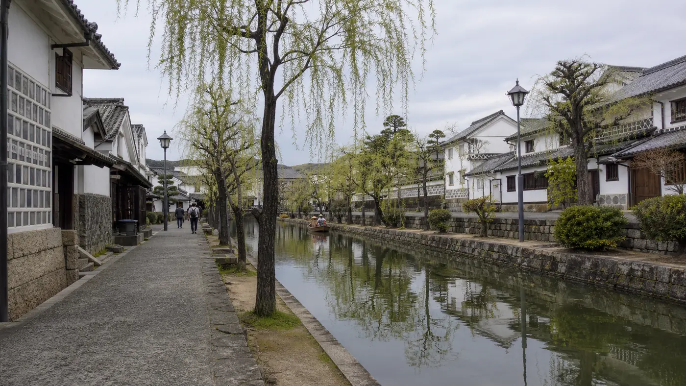 岡山県・倉敷の美観地区
